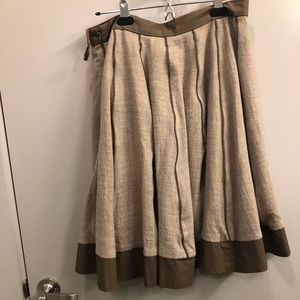 Anthropologie wool skirt